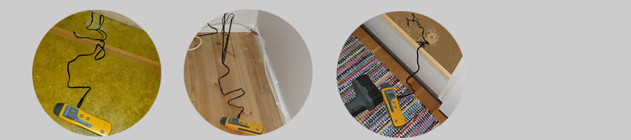 Kuvia kosteusmittauksesta